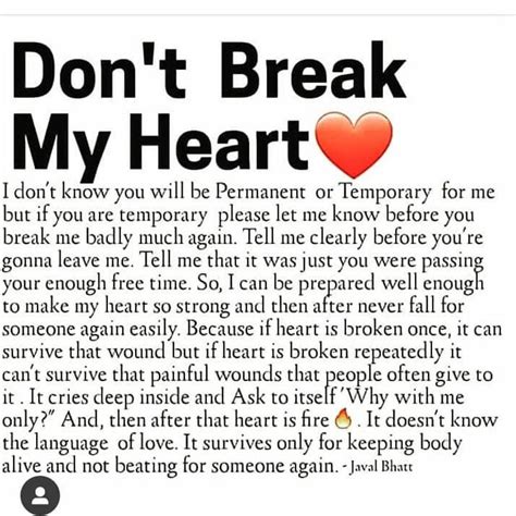 i won't break a heart no